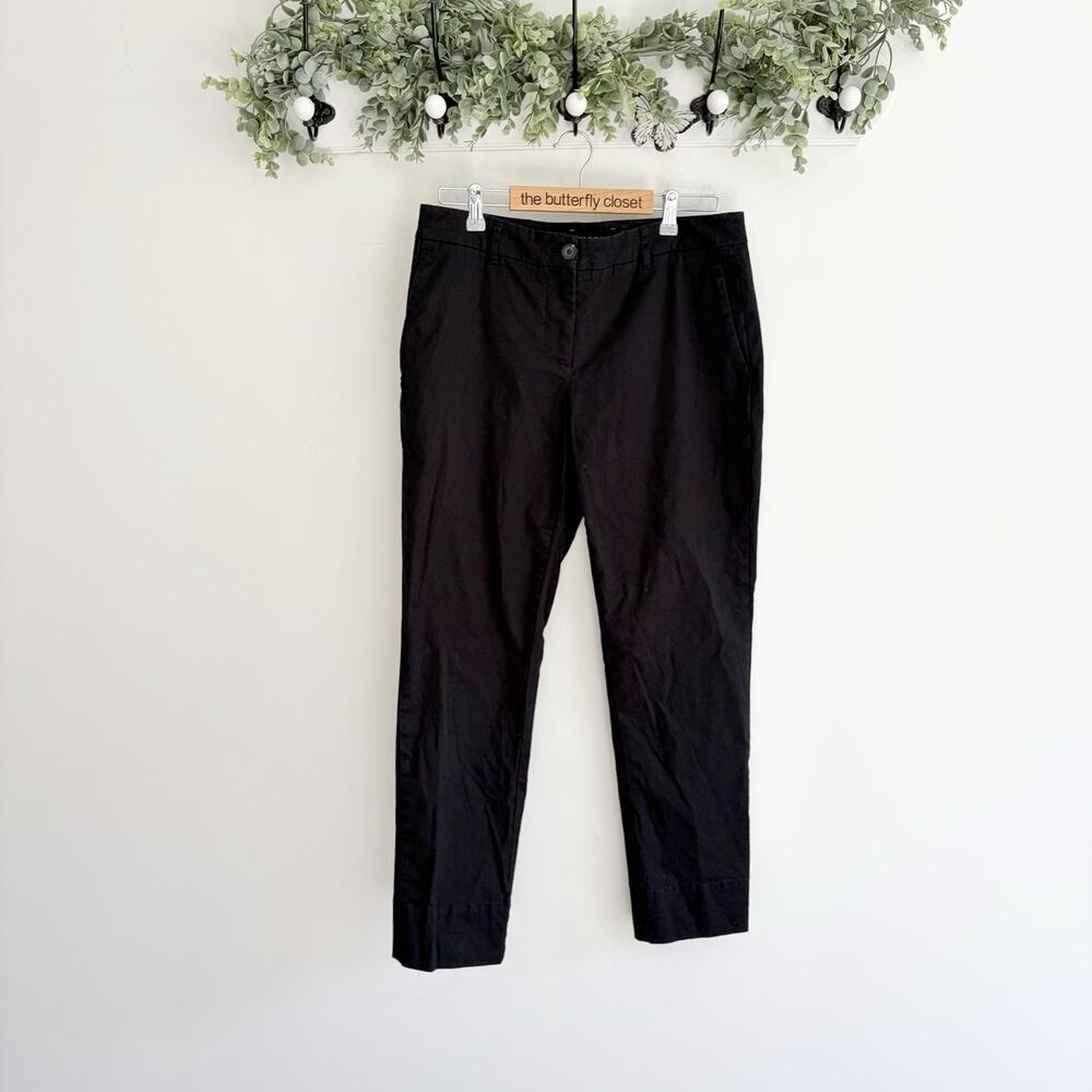 Wildfang The Essential Trouser Pants Size 8 Black Straight Leg 21 6087